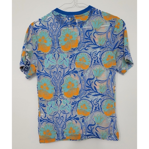 ❤[3/$35] ASOS Petite Mesh Floral Top - Picture 3 of 6